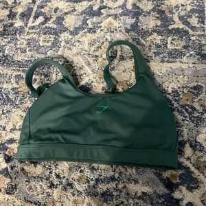 Green gymshark Sports Bra